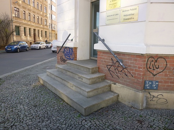 Treppe Bornaische, Meusdorfer Straße, Leipzig